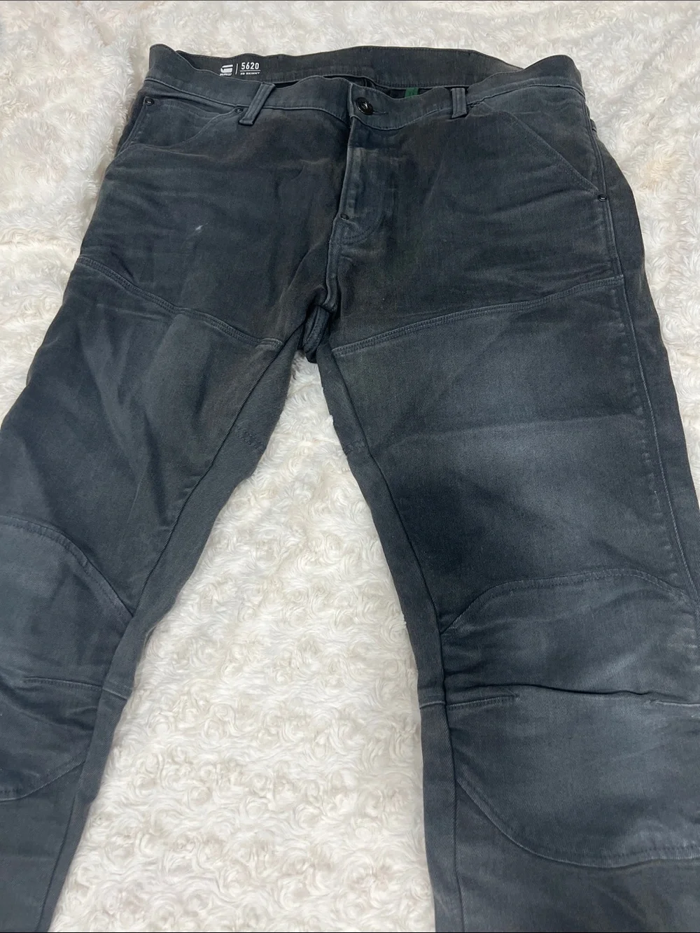 G-Star Men's Skinny Jeans with Knee Panel Detailing Length 32 Width 34